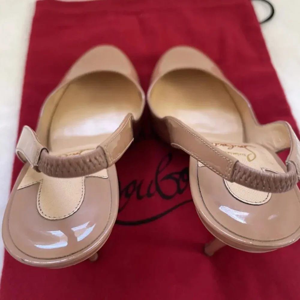 Christian Louboutin Horatio Patent leather red bottom heels 7 - Picture 8 of 11